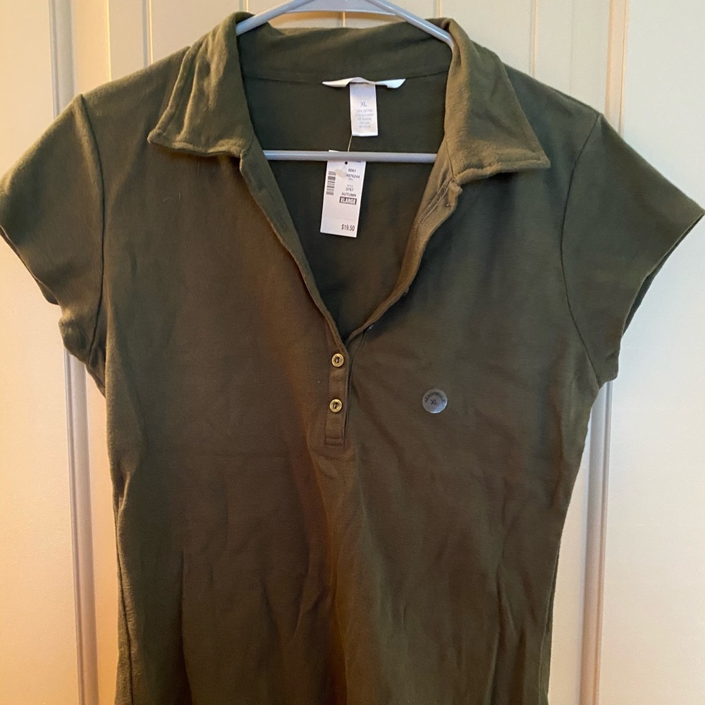 Green Slim Fit Polo